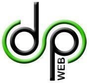 Neon green and black infinity symbol logo with WEB text below