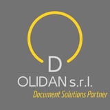 OLIDAN s.r.l. Document Solutions Partner logo with yellow circular design and letter D on gray background